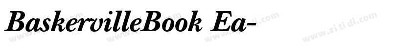BaskervilleBook Ea字体转换
